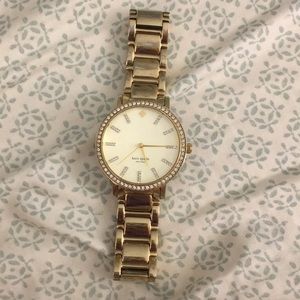 kate spade gold plated watch